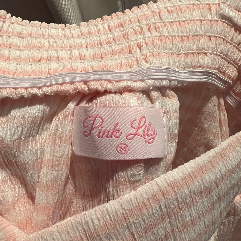 Pink Lily Ruffle Top - Picture 3 of 3